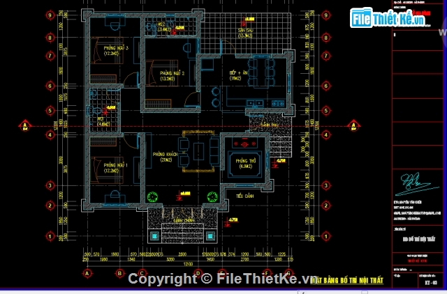 Biệt thự cad,Biệt thự nhà vườn,Biệt thư 1 tầng,Biệt thự 12.1x13.3m